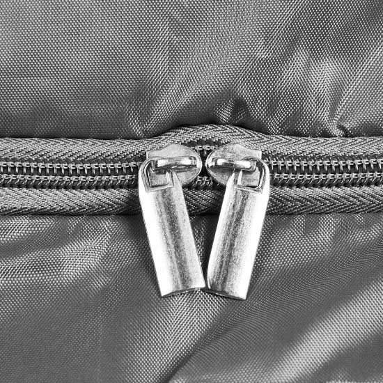 Короб для хранения с крышкой 72x18x52 см полиэстер цвет серый