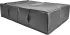 Короб для хранения с крышкой 72x18x52 см полиэстер цвет серый