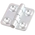 Петля карточная 45x45 мм сталь цвет серый