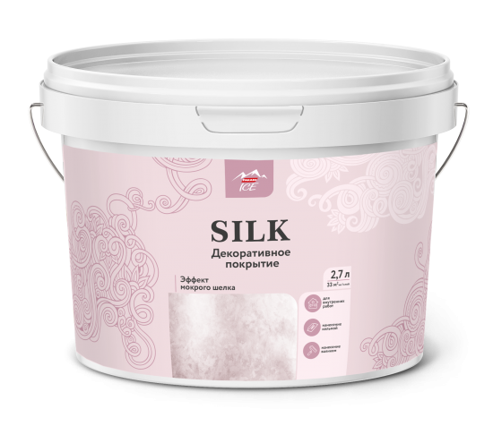 Покрытие декоративное Parade Silk с эффектом шелка 2.7 л