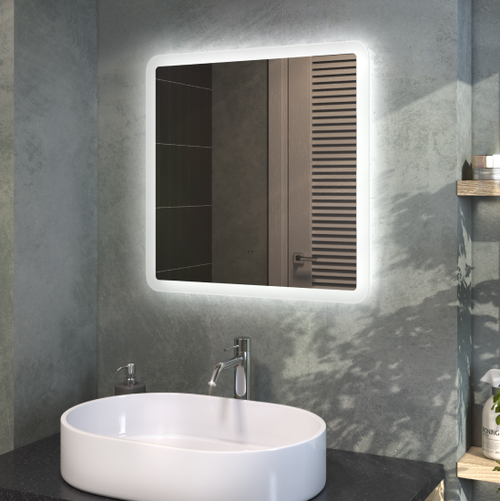 Зеркало для ванной Vigo Vento Comfort 60x60 см с подсветкой датчиком и обогревом