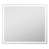 Зеркало для ванной Vigo Level Comfort 80x70 см с подсветкой и часами