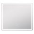 Зеркало для ванной Vigo Level Comfort 80x70 см с подсветкой и часами