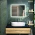 Зеркало для ванной Vigo Vento Comfort 60x80 см с подсветкой датчиком и обогревом
