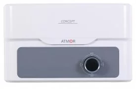 Проточный водонагреватель электрический Atmor Concept 5 KW Tap 31956395 кВт бежевый с краном