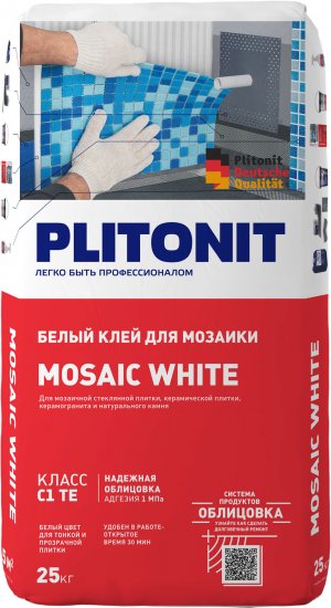 Клей для плитки Plitonit Mosaik 25 кг
