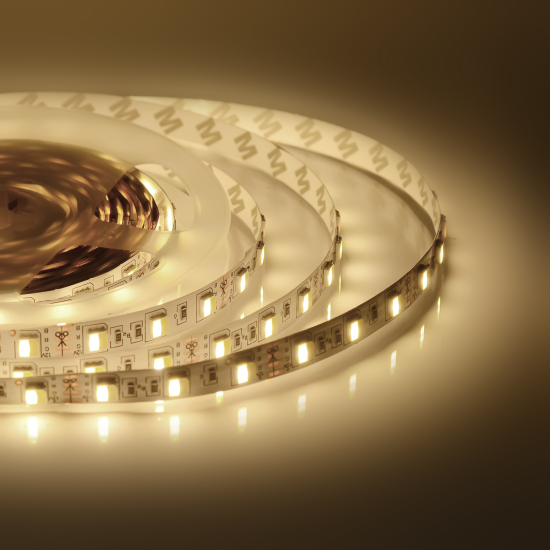Светодиодная лента Apeyron SMD5050 12В 10мм 5м 14.4Вт/м 60диод/м 700лм/м IP65 3000 4000 6500К изменение оттенков белого