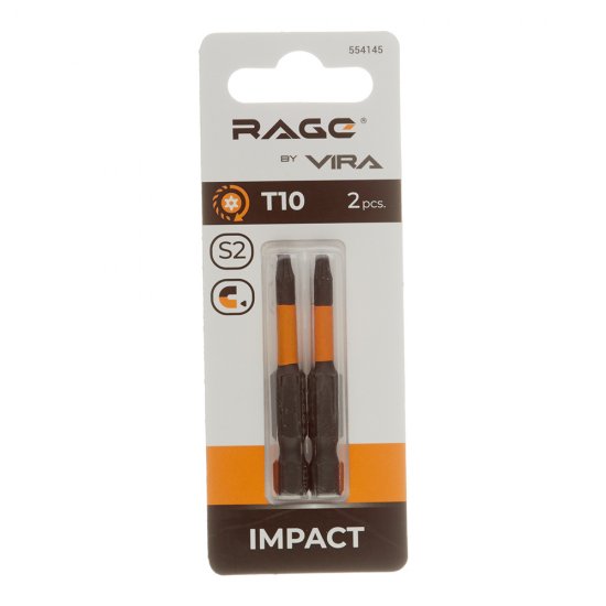 Бита Rage by Vira (554145) TORX T10 магнитная 50 мм (2 шт.)