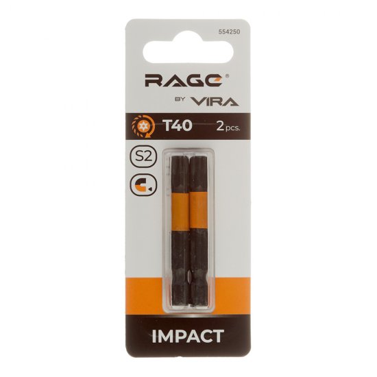 Бита Rage by Vira (554250) TORX T40 магнитная 50 мм торсионная (2 шт.)
