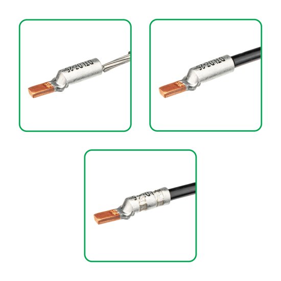 Наконечник штифтовой луженый Duwi НШАЛ 25-15 мм цвет серый 5 шт.