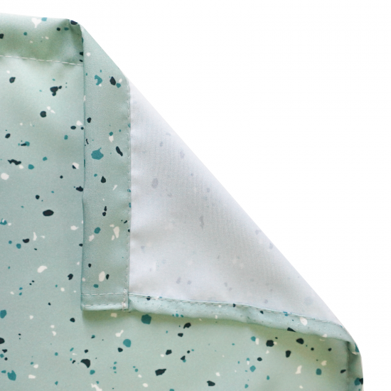 Штора на ленте Камни 160x260 см цвет голубой