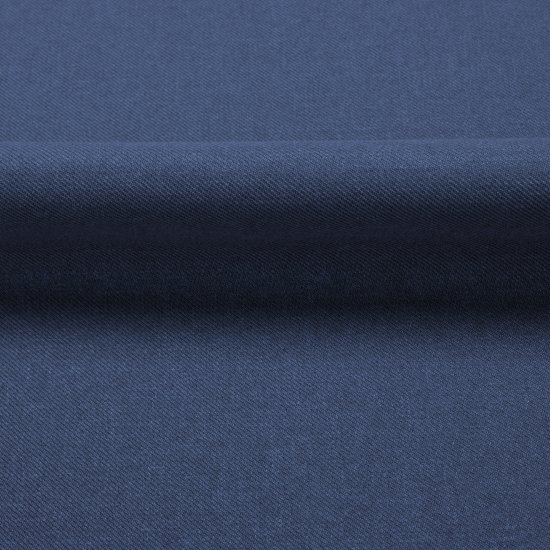 Штора на ленте Аликанте 160x260 см цвет синий