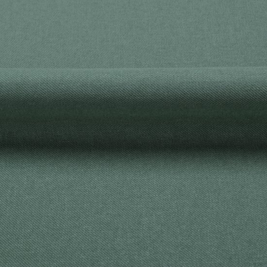 Штора на ленте для кухни Аликанте 160x260 см цвет зеленый