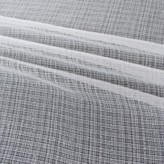 Тюль на ленте для кухни Сильвер 300x295 см цвет экрю