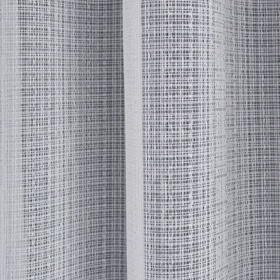 Тюль на ленте для кухни Сильвер 300x295 см цвет экрю