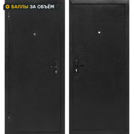 Дверь входная металлическая Форпост 52 96x205 см левая антик черный