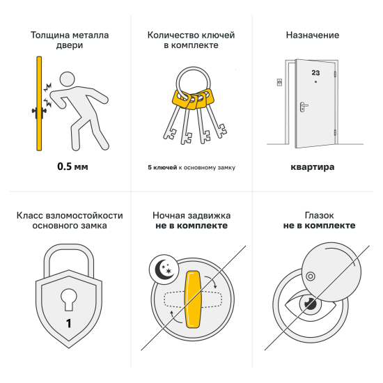 Дверь входная металлическая Форпост 52 96x205 см левая антик черный