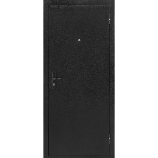 Дверь входная металлическая Форпост 52 96x205 см правая антик черный