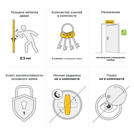 Дверь входная металлическая Форпост 52 96x205 см правая антик черный