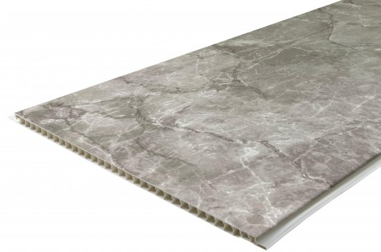 Стеновая панель ПВХ Оникс грей 2700x250x8 мм 0.675 м²