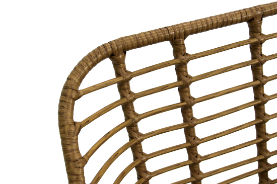 Набор садовой мебели для обеда Адриан GS008 искусственный ротанг бежевый: стол, 2 кресла