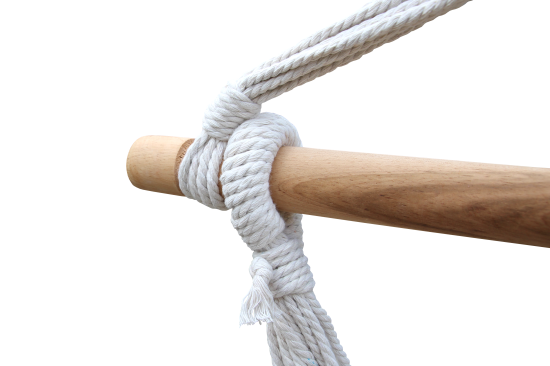 Гамак-кресло Дора 90x130 см хлопок белый