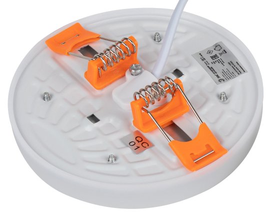 Светильник точечный LED встраиваемый Эра 6 Вт отверстие 75мм 1.5 м² нейтральный белый цвет света цвет белый