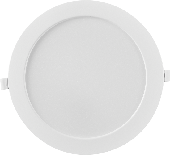 Светильник точечный LED встраиваемый Wolta DLUS отверстие 175мм 2 м² цвет света нейтральный белый цвет белый