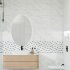 Плитка настенная Mersey Calacatta 20x40 см 1.2 м² матовая цвет серый