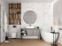 Плитка настенная Mersey Hexo 20x40 см 1.2 м² матовая цвет серый