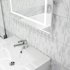 Плитка настенная Mersey Hexo 20x40 см 1.2 м² матовая цвет серый