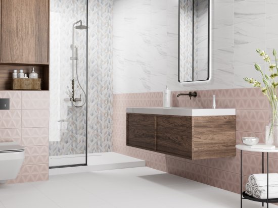 Плитка настенная Mersey Flame 20x40 см 1.2 м² матовая цвет микс