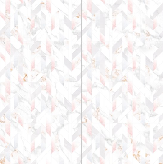 Плитка настенная Mersey Flame 20x40 см 1.2 м² матовая цвет микс