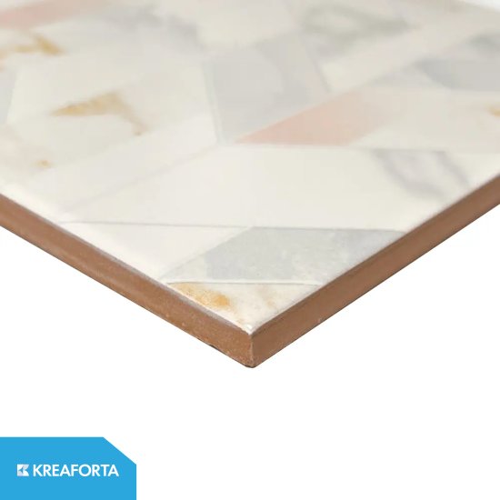 Плитка настенная Mersey Flame 20x40 см 1.2 м² матовая цвет микс
