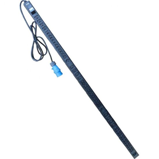 Вертикальный 1-фазный блок розеток TWT TWT-PDV-12x36x3S-32A