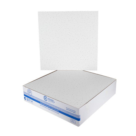 Набор потолочных плит Инженер-Строитель 6 мм 600x600 мм цвет белый 24 шт. (8.64 м²)