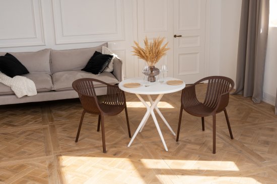 Кресло Vernaccia 64x54x76 см пластик цвет коричневый