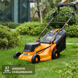 Газонокосилка аккумуляторная бесщеточная Deko DKLM40V 20 В 40 см 2x4 Ач АКБ и ЗУ входит в комплект