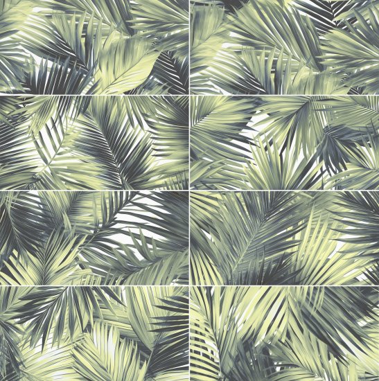 Плитка настенная Mersey Tropic 20x40 см 1.2 м² матовая цвет зелёный