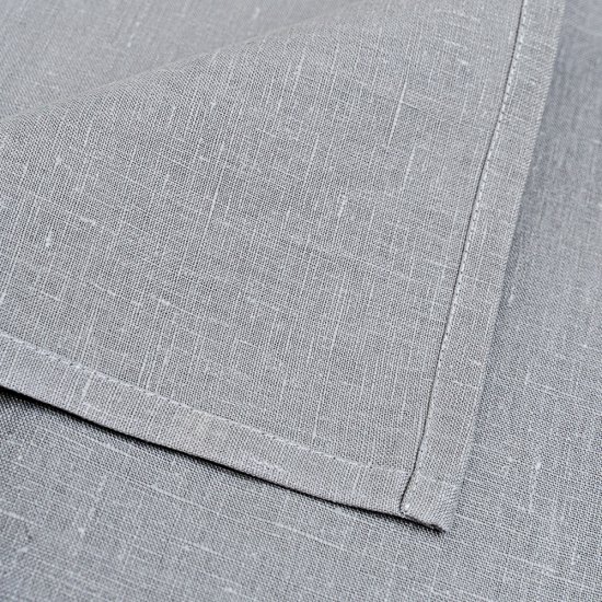 Штора лен темно-серая 145х300 см Rusby Лен (ТТ-00259489)