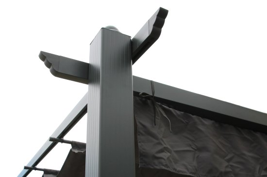 Пергола Olivia GS067 3x4x2.2 м алюминий серый