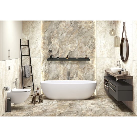 Керамогранит Delacora Slate бежевый матовый 1200х600х9,5 мм (2 шт.=1,44 кв.м)