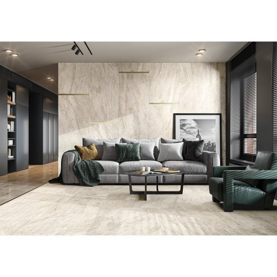 Керамогранит Delacora Roxy светло-бежевый матовый 1200х600х9,5 мм (2 шт.=1,44 кв.м)