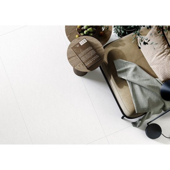 Керамогранит Delacora Absolute белый матовый 1200х600х9,5 мм (2 шт.=1,44 кв.м)