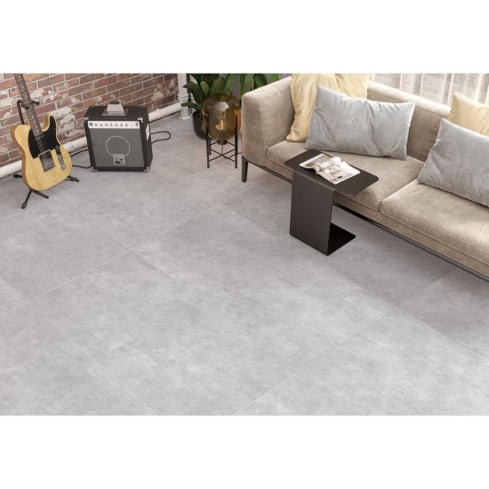 Керамогранит Delacora Dixon светло-серый матовый 1200х600х9,5 мм (2 шт.=1,44 кв.м)