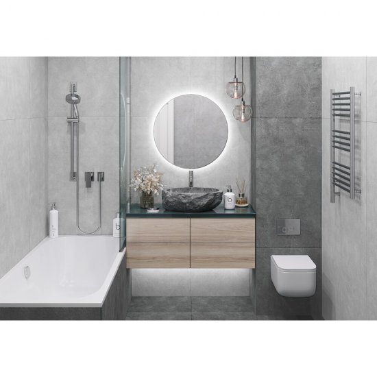 Керамогранит Delacora Chrome темно-серый матовый 1200х600х9,5 мм (2 шт.=1,44 кв.м)