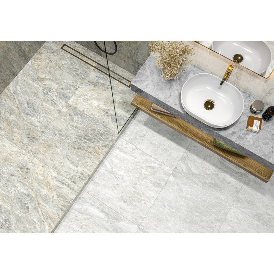 Керамогранит LCM Sirius серый 600х600х8 мм (4 шт.=1,44 кв.м)