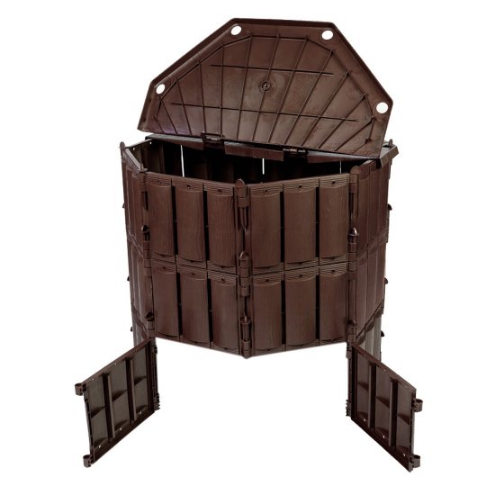 Компостер Павловская Заря Удачный 600 л с крышкой и дном