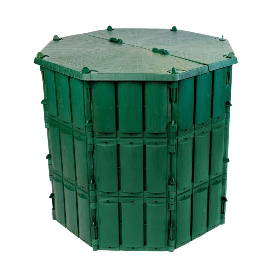 Компостер Павловская Заря Удачный 600 л с крышкой и дном