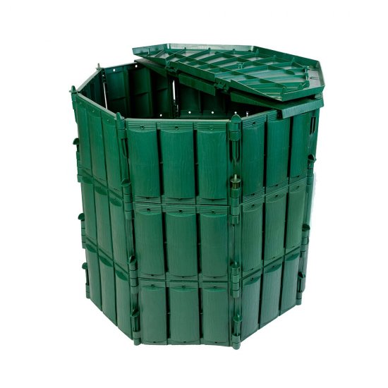 Компостер Павловская Заря Удачный 600 л с крышкой и дном